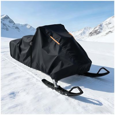 Winter Snowmobile Cover Custom Fit for Arctic Cat ZR 9000 SNO Pro All-Weather Trailerable Sled Cover Anti-Scratch Windproof Snow Rain Protection for Outdoor Use-AD91