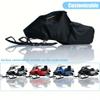 Snowmobile Cover Custom Fit for Arctic Cat Panther 6000 1-Inch 2023-2026 Sled SkiCover Waterproof Sled Shield Cover All-Weather Windbreak Belt Outdoor Protection view 3