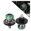 HMXDZBM Compatible with Z900 Z 900 RS M8 Motorcycle Swingarm Spools Slider Stand Screws Tire Valve Cap(Green) view 2