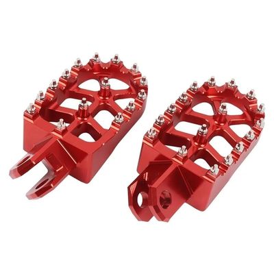 Adjustable Foot pegs for DRZ400SM 400e DRZ400 RM 250 RMX 125 Foot Pegs Footpegs Footpeg Footrest Motocycle Accessories,Red