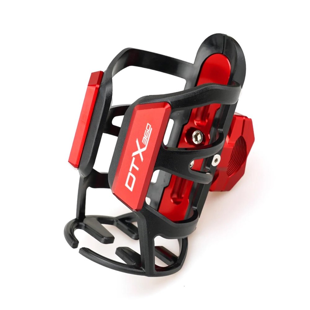 XIAOCEAUTO for KYMCO DTX360 DTX 360 TCS2017-2025 Beverage Water Bottle Drink Cup Holder Motorcycle Accessories(RED)