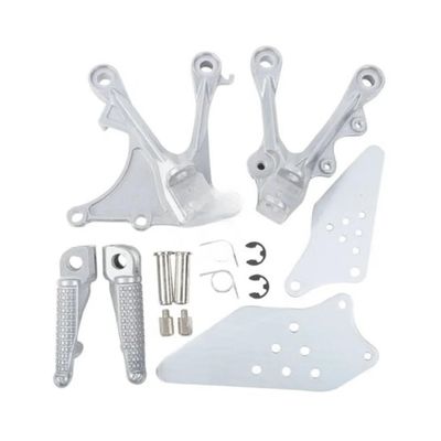 FootPeg Motorcycle Accessories Front Footrest Foot Pegs Brackets For ZX6R 2005-2008 2007 ZX636 2005-2006