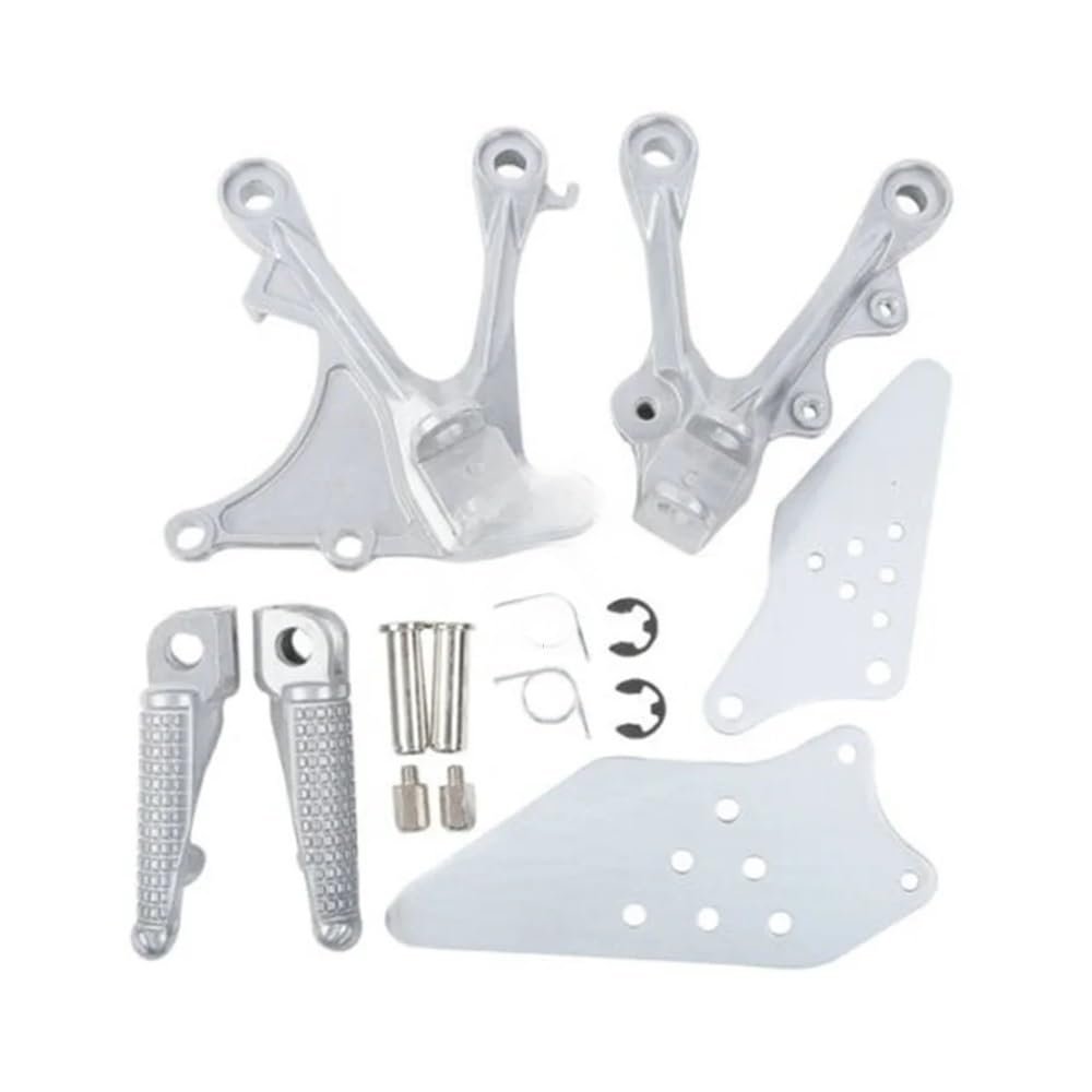 FootPeg Motorcycle Accessories Front Footrest Foot Pegs Brackets For ZX6R 2005-2008 2007 ZX636 2005-2006