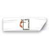 PromoPatriot Methodist Window Decal 3 x 10 inch - Vinyl Religious Sticker for Glass Display on Doors, Vehicles or Business Entrances, White Background with Classic Methodist Design view 1