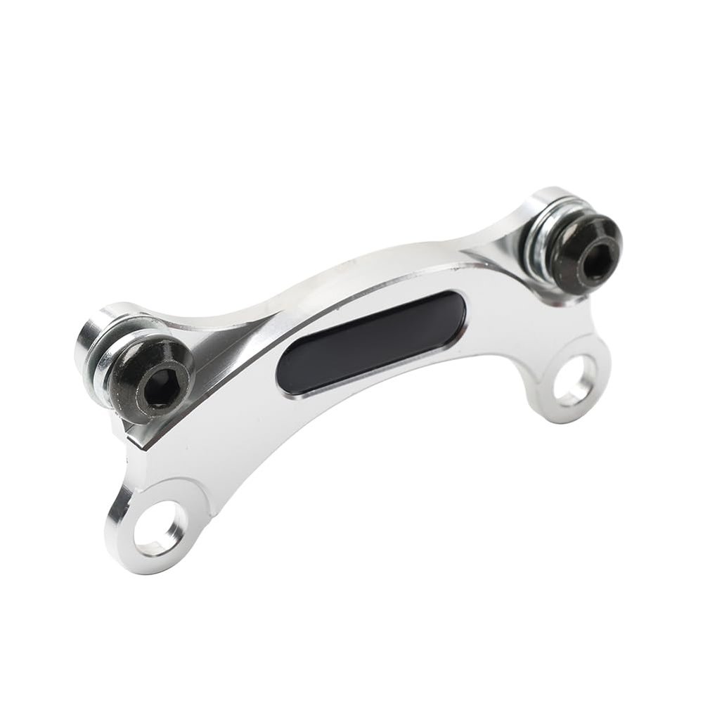 Cngoat41 Bracket Clamp Rear Brake Caliper Mount Disc Brake Silver Aluminum Alloy For Yamaha LC135 267mm 1 Pc