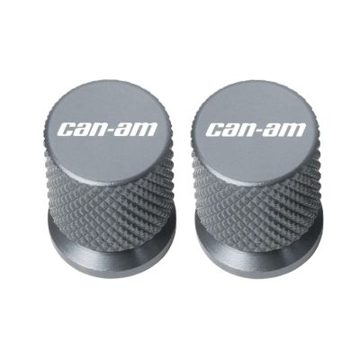 HMXDZBM Motorcycle Tire Valve Caps Wheel Tyre Cover Compatible with Maverick X3 Can Am Ryker 900 Renegade 800 Spyder(Titanium)