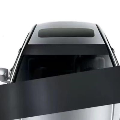 KBBYT 1 Roll Windshield Sun Strip for Honda Ridgeline 2017-2023 2024 2025, Effectively Blocks Glare & UV Rays with Self-Adhesive Vinyl Perfectly,A