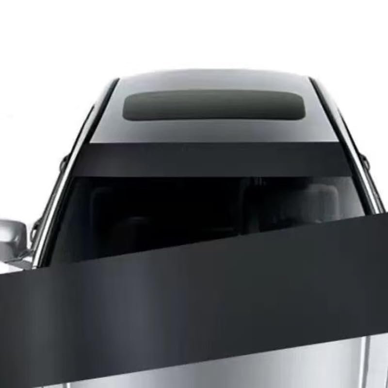 KBBYT 1 Roll Windshield Sun Strip for Honda Ridgeline 2017-2023 2024 2025, Effectively Blocks Glare & UV Rays with Self-Adhesive Vinyl Perfectly,A