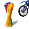 HHLUPUP Bike Spoke Covers,Universal 72Pcs Spoke Skins Wheel Wraps for 8"-21" Rims for Ebike E Dirt Pit Bike Motorcycle Bicycle Wheelchair Decoration-Mixed view 1