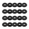 20PCS Semi Truck Glad Hand Seals,Flexible Semi Truck Gladhand Seals Compatible with Haldex Tramec,Rubber Round Semis Trucks Air Hose Glad Hands Grommets as Semis Trucks Accessories (Black) view 1