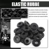 20PCS Semi Truck Glad Hand Seals,Flexible Semi Truck Gladhand Seals Compatible with Haldex Tramec,Rubber Round Semis Trucks Air Hose Glad Hands Grommets as Semis Trucks Accessories (Black) view 3