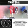 20PCS Semi Truck Glad Hand Seals,Flexible Semi Truck Gladhand Seals Compatible with Haldex Tramec,Rubber Round Semis Trucks Air Hose Glad Hands Grommets as Semis Trucks Accessories (Black) view 4