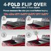 Tonneau Cover 4-Fold Soft 5 Ft for Ford F150 2015-2022 Srggscd view 2