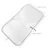 Aluminum Foil Car Windshield Sun Shade Cover Silver Sun Protection view 2