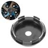 Abaodam 67mm 4pcs Black Wheel Hub Center Caps Vehicle Hubcap Rim Covers Replacement for Car Modification and Automotive Wheels view 3