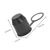 SOESFOUFU 4pcs Trailer Protective Ball Cover Universal Trailer Hitch Ball Cap Black Plastic Replacement Part for Truck and Rv Towing Accessories view 2