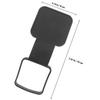 NUOBESTY Trailer Hitch Cover Car Accessories Tow Hitch Dustproof Plug Black Square Receiver Tube Protector Cap for Trucks and Suvs view 2