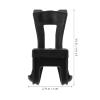 NULYLU 2pcs Cycling Pedal Toe Clips Cage Straps for Mountain Road Bikes Non-Slip Plastic Fixed Gear Pedal Accessories for Indoor and Outdoor Exercise view 2