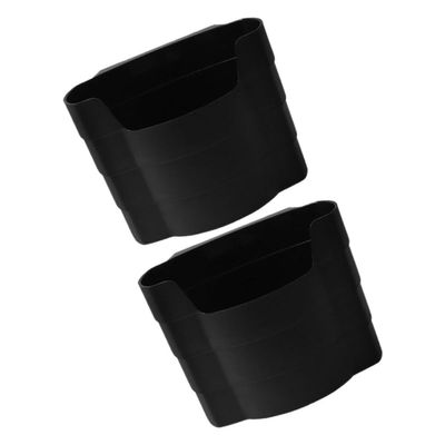TINEASUR Car French Fry Holder and Vent Cup Holder for Car 2pcs Portable Cup with Trash Storage Box Air Vent Mount for Drinks and Snacks Organizer