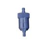 Blue 6mm & Spare Element Metal Universal in LINE Fuel Filter Aluminium view 1