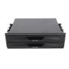 MotorCart Basics Single Din Radio Pocket Practical 2 in 1 Cup Holder Storage Box, Universal for Car Stereo, Premium ABS Material view 4