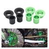 Motocycle Front Rear Wheel Hub Spacer Kit Compatible with KX125 KX250 KX250F KX450F KLX450R KX 125 250 250F 450F Pit Bike Motocross(Black,Front) view 3