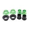 Motocycle Front Rear Wheel Hub Spacer Kit Compatible with KX125 KX250 KX250F KX450F KLX450R KX 125 250 250F 450F Pit Bike Motocross(Black,Front) view 4