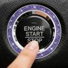 YUPIKJI 2PCS Car Bling Crystal Rhinestone Engine Start Decoration Ring, Push Start Button Cover, Crystal Rhinestone Auto Key lgnition Knob Ring, Auto Sparkling Sticker for Women Girls (Purple, 2PCS) view 4