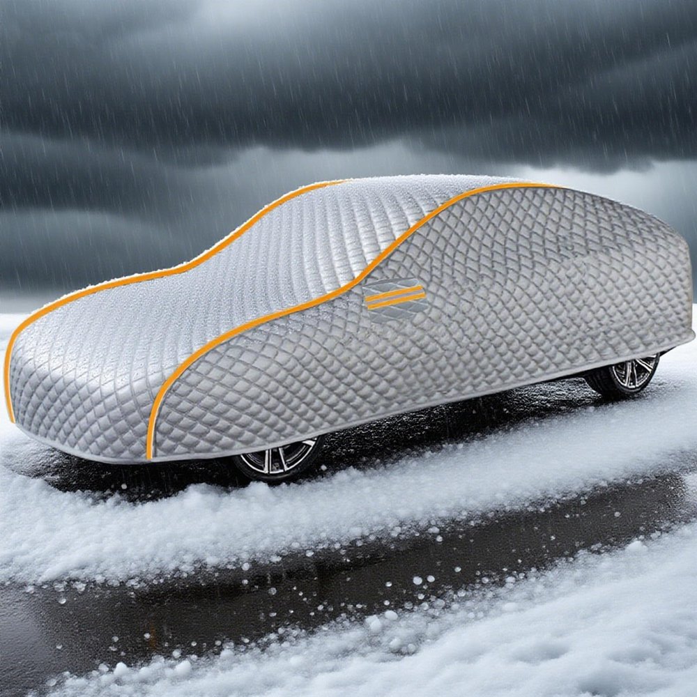 Full Car Covers for Maserati Ghibli,Thickened Hail-Proof Waterproof Sun-Proof and dustproof Cover Suitable for All Seasons