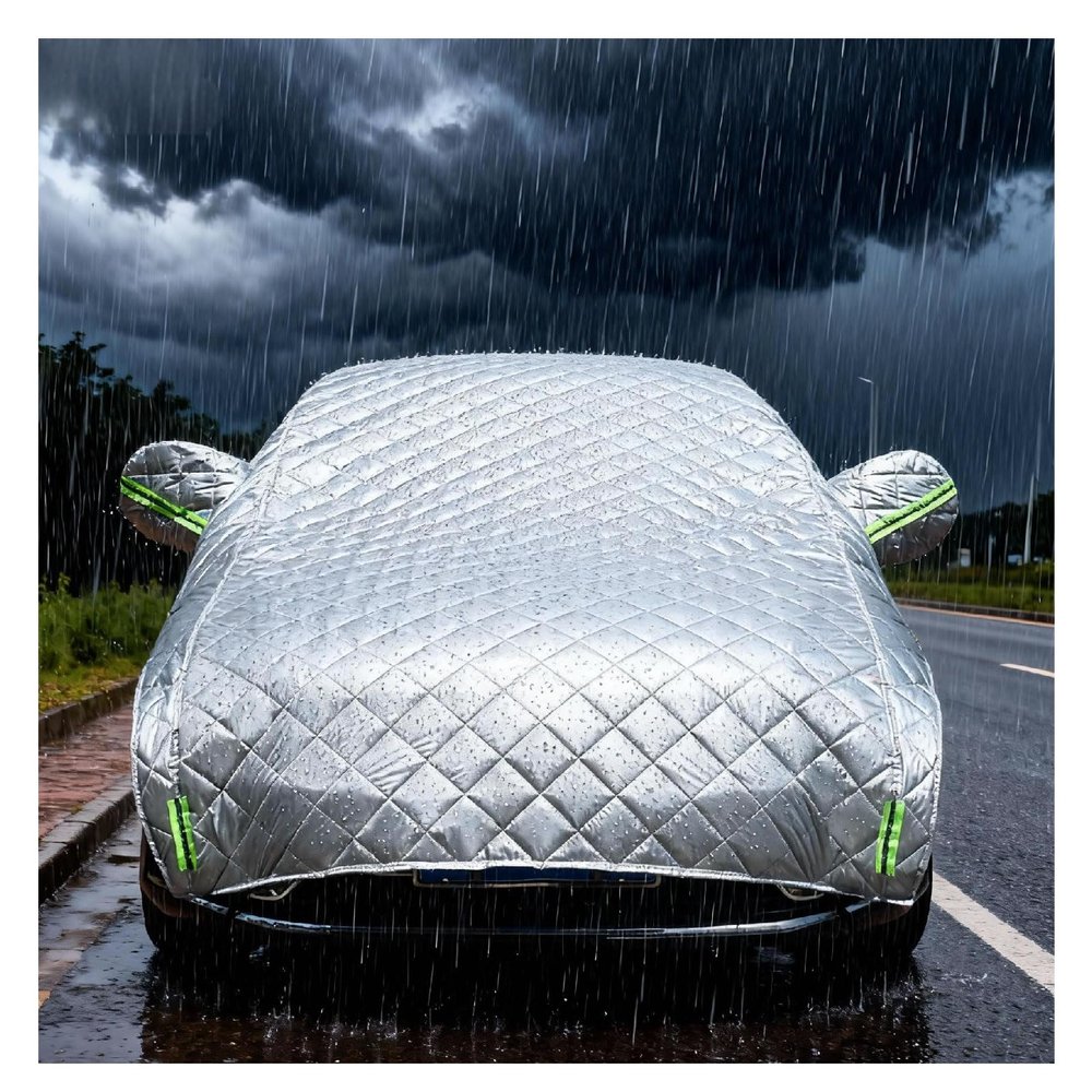 Half Car Cover Compatible with Subaru Impreza(2005-2025),Thickened Waterproof All Weather Custom Hailproof Waterproof Exterior Protection g76bk