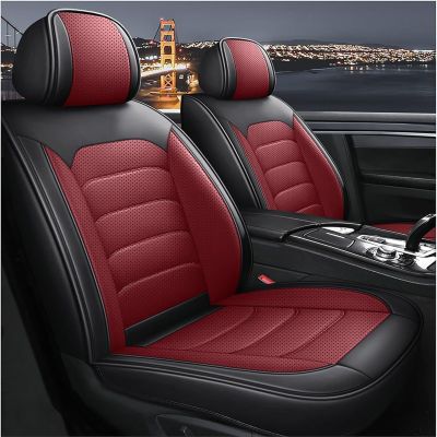 Leather Seat Covers Full Set for Subaru Crosstrek 2016-2026, Waterproof Five Seater Cars Protector Seat Cover Non-Slip Comfortable All Season Front Seats Back Seat Cover