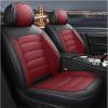 Leather Seat Covers Full Set for Subaru Crosstrek 2016-2026, Waterproof Five Seater Cars Protector Seat Cover Non-Slip Comfortable All Season Front Seats Back Seat Cover view 1