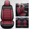 Leather Seat Covers Full Set for Subaru Crosstrek 2016-2026, Waterproof Five Seater Cars Protector Seat Cover Non-Slip Comfortable All Season Front Seats Back Seat Cover view 2