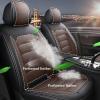 Leather Seat Covers Full Set for Subaru Crosstrek 2016-2026, Waterproof Five Seater Cars Protector Seat Cover Non-Slip Comfortable All Season Front Seats Back Seat Cover view 3