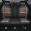 Leather Seat Covers Full Set for Subaru Crosstrek 2016-2026, Waterproof Five Seater Cars Protector Seat Cover Non-Slip Comfortable All Season Front Seats Back Seat Cover view 4