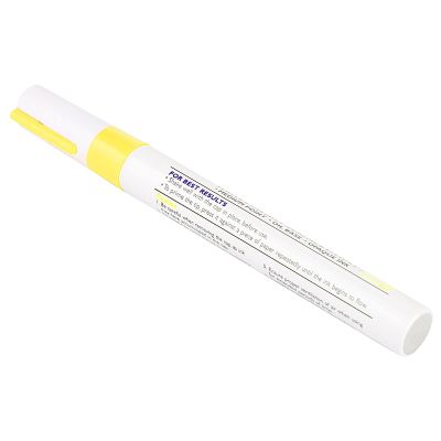 Jwthee White tire Paint Marker, Tire Paint Pen for Car Tire Letters Wide Tip Paint Pens Non Fading Tire Pen Water Proof Tire Paint Pen Tire Marker White Paint Pens for Car Tire Lettering (Yellow)
