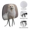 FDSTRGGHR Car Headrest Covers Personalized Car Seat Headrest Cover Universal Auto Head Rest Covers Pomeranian Dog Headrest Covers Auto Accessories Dust Cover for Cars SUV Trucks view 3