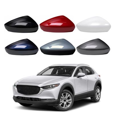 Car Rearview Mirror Cap Cover Replacement For Mazda CX-30 CX30 2020 2021 2022 2023 2024 (Tungsten Steel Gray, Right)