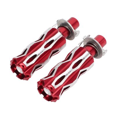 Zohisin CNC Motorcycle Rear Foot Pegs Pedal Aluminum Alloy Rearset Footrests for Motorcycle Red Fit (Red)