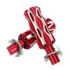 Zohisin CNC Motorcycle Rear Foot Pegs Pedal Aluminum Alloy Rearset Footrests for Motorcycle Red Fit (Red) view 4