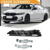 Vacumist Front Left Headlight Bracket for BMW for G20 G28 2018-2022,OEM 63118496141 Black ABS Replacement Part view 2