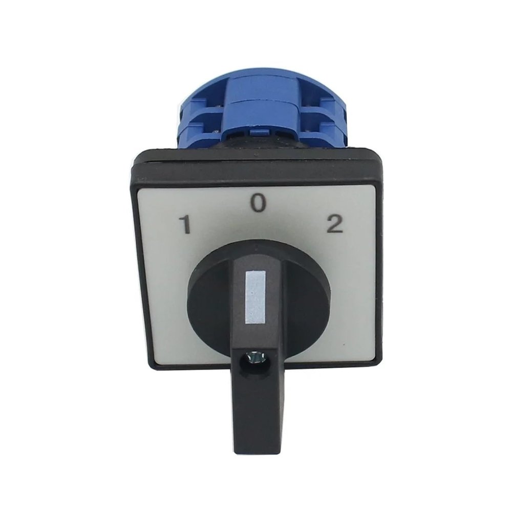 RSHVOBRRS LW26-20 Series 2/3/4 Position 8 Terminals Rotary Cam Changeover Switch with Screws Tool 660V 20A(0 1 2 3,5P-20 terminals)