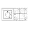 RSHVOBRRS LW26-20 Series 2/3/4 Position 8 Terminals Rotary Cam Changeover Switch with Screws Tool 660V 20A(0 1 2 3,5P-20 terminals) view 2