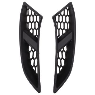 ACROPIX Front Left Right Fog Light Cover Trim Decals for Toyota Land Cruiser 2024 2025 Fog Lamp Frame Cover Stickers Matte Black