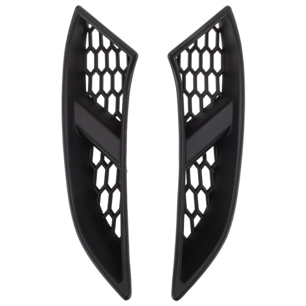 ACROPIX Front Left Right Fog Light Cover Trim Decals for Toyota Land Cruiser 2024 2025 Fog Lamp Frame Cover Stickers Matte Black