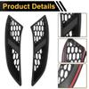 ACROPIX Front Left Right Fog Light Cover Trim Decals for Toyota Land Cruiser 2024 2025 Fog Lamp Frame Cover Stickers Matte Black view 4
