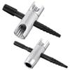 Alloy Steel Grease Zerk Fitting Tool Set with 4 in 1 Capabilities for 1/8 NPT PTF M10x1 1/4 28 SAE M8x1 for Use in Harsh Environments view 2