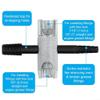 Alloy Steel Grease Zerk Fitting Tool Set with 4 in 1 Capabilities for 1/8 NPT PTF M10x1 1/4 28 SAE M8x1 for Use in Harsh Environments view 4