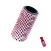 Foelony Car Lip Balm Holder, 1.96" x 0.78" Bling Rhinestone Holder for Lip Balm, Sparkly Crystal Car Lipstick Organizer, Bling Vehicle Interior Decor Accessories for Women Girls (Pink) view 2