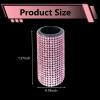 Foelony Car Lip Balm Holder, 1.96" x 0.78" Bling Rhinestone Holder for Lip Balm, Sparkly Crystal Car Lipstick Organizer, Bling Vehicle Interior Decor Accessories for Women Girls (Pink) view 3